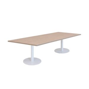 Huislijn Kolom Vergadertafel Recht Ronde Poten (laag)