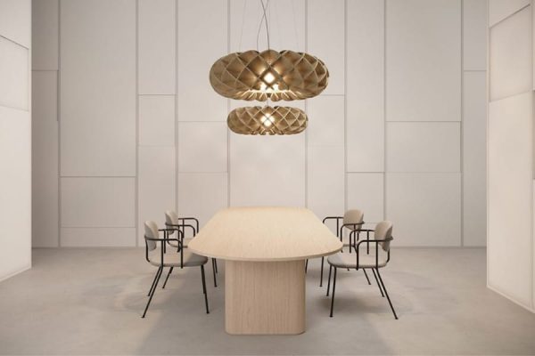 Duurzame akoestische lamp